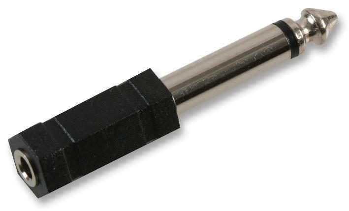 Mono Plug - 6.35mm, Stereo Receptacle - 3.5mm