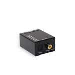 Analog to Digital Audio Converter Analog L/R RCA to Digital Coaxial Toslink Optical/S PDIF Converter - front view