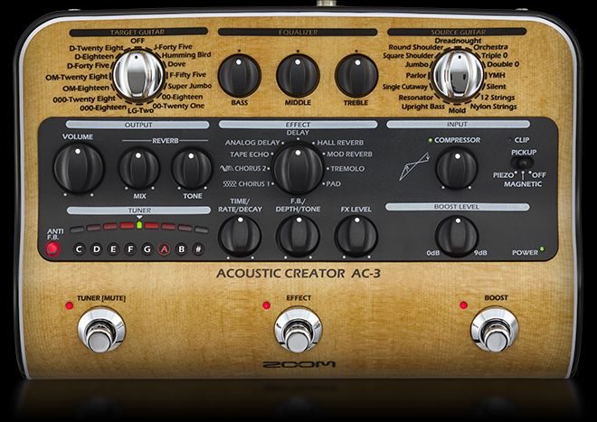 Zoom AC-3 Acoustic Creator - Enhanced Direct Box