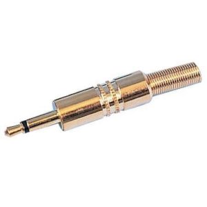 3.5mm TS Mono Gold Plated Jack Plug
