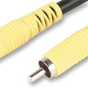 Audio / Video Cable Assembly, Phono (RCA) Plug, Phono (RCA) Plug, 9.8 ft, 3 m, Black