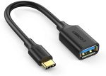 USB Socket to USB-C Adapter 10cm Length
