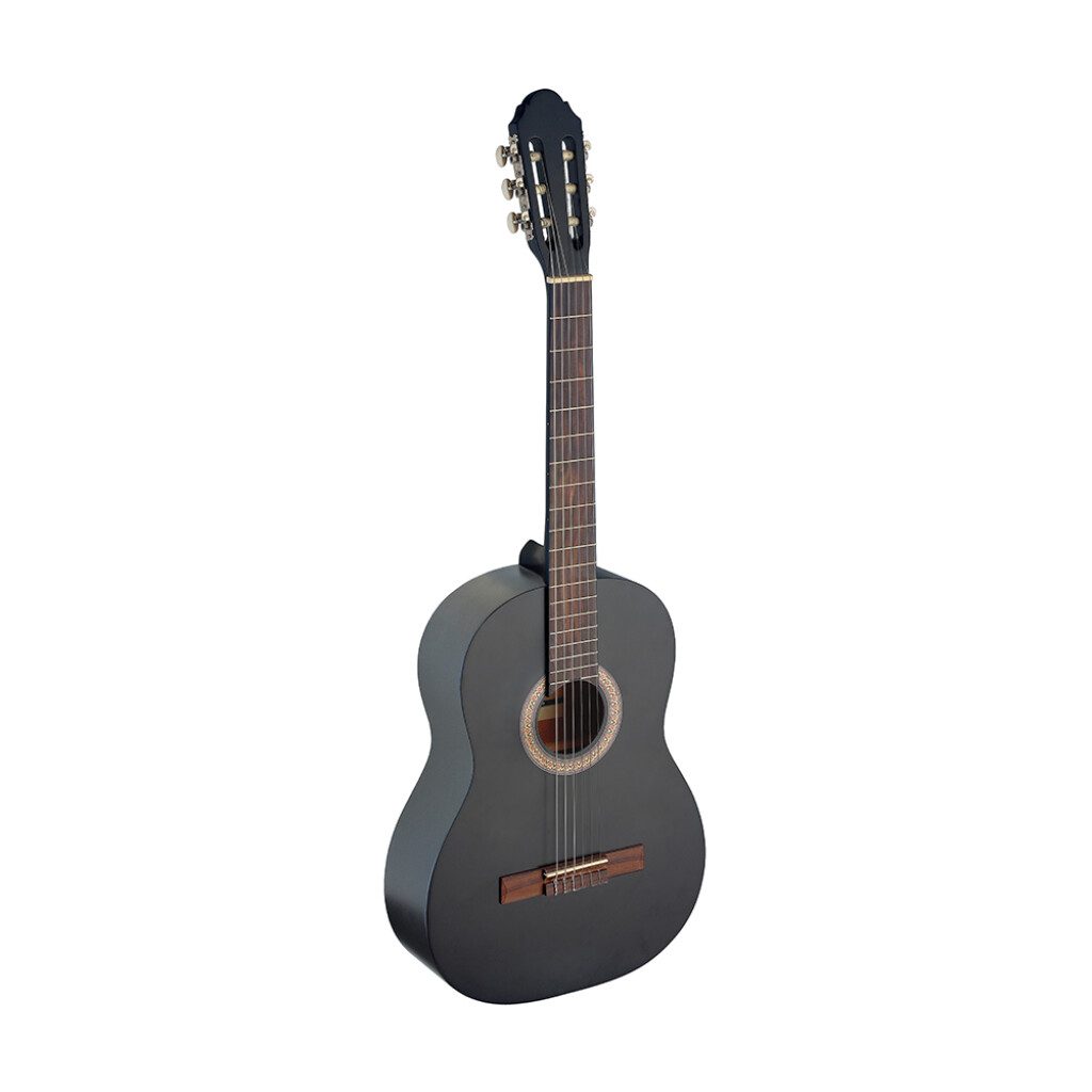 Stagg Full Size Linden Classic Black - front view