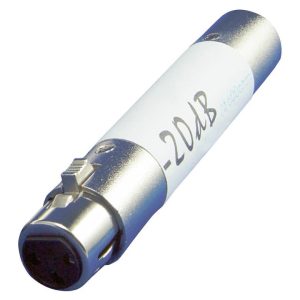 XLR Audio Adapter - XLR Pad -20db
