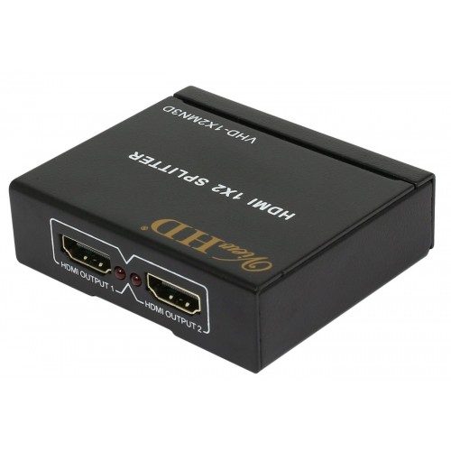 ViewHD 2 Port 1x2 Powered HDMI Mini Splitter for 1080P & 3D