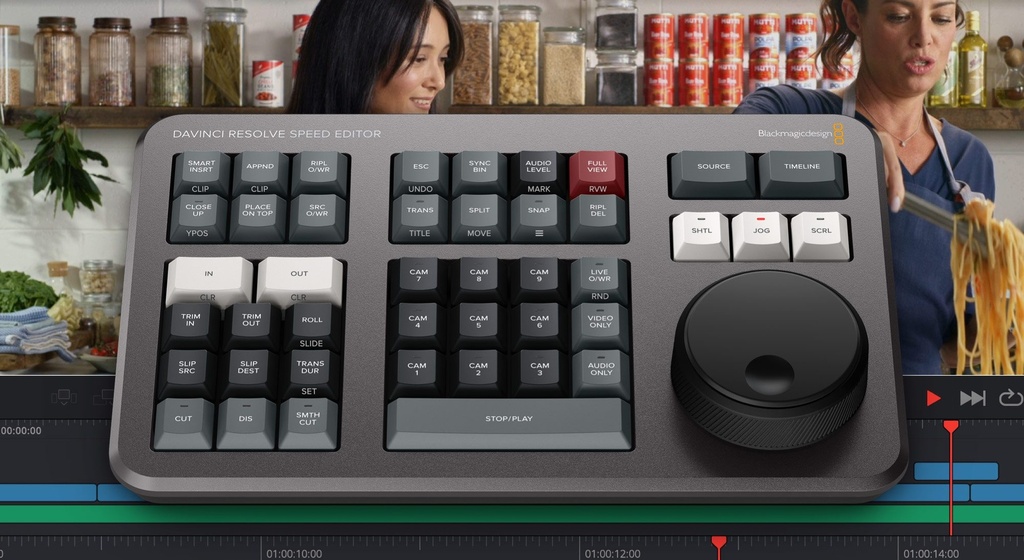 DaVinci Resolve Speed Editor (includes DaVinci Resolve Studio)