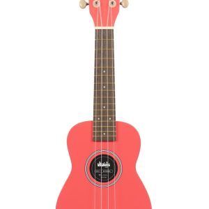 Soprano Ukulele Featuring Wooden Body, Board and Bridge - Includes Bag, Strings and Machine Heads Razzle Dazzle