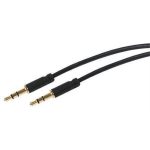 TRS 3.5mm jack to TRS 3.5mm Jack Cable Lead 7.6m Length - front view