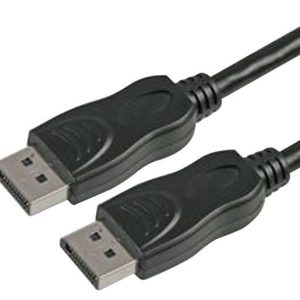 5m Display Port Male to Display Port Male Cable Lead - front view