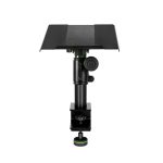 Flexible studio monitor stand with table clamp