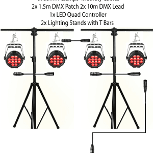 Chauvet Slimpar Pro Quad USB Deal - front view