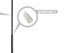 Gravity Stands GXSP10017 – Plastic Insert for GMS231HB One-Hand Microphone Stand - front view