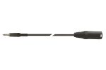 2m Stereo TRS 3.5mm Jack Plug to XLR Male Lead - front view