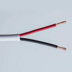 Speaker Cable White 2 Core – 14 gauge (2.1mm) Per M