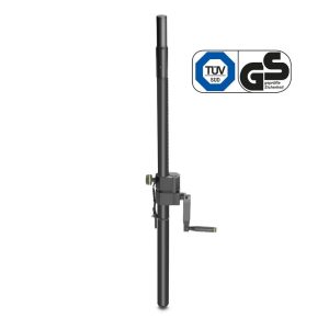 Sub Mount Adjustable Speaker Pole with Crank, 35mm to M20, 1100 mm