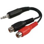3.5MM Stereo Plug-2 RCA Jack