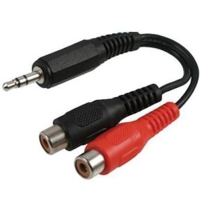 3.5MM Stereo Plug-2 RCA Jack