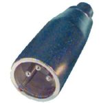 RCA Female to Male XLR - Nickel - front view