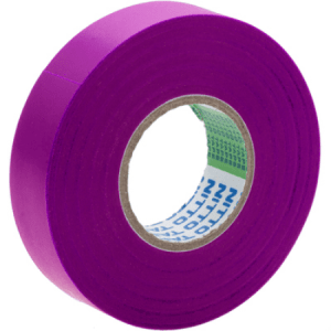 Nitto Insulation Tape 20m x 19mm - Purple Single Roll