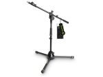 Gravity Short Microphone Stand Tripod, 2 Point Telescopic Boom