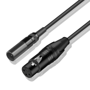 XLR Female to Mini XLR Male 3 pin