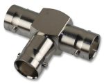 BNC Tee Adapter 1x Jack - 2x Jack - front view