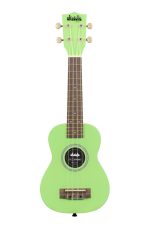 Soprano Ukulele Featuring Wooden Body, Board and Bridge - Includes Bag, Strings and Machine Heads Grasshopper - front view
