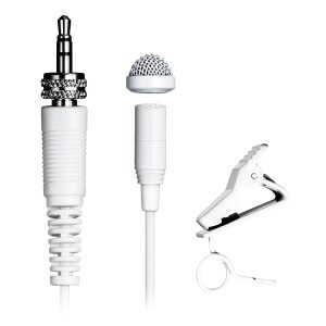 Tascam TM-10LW Lavalier Microphone – White