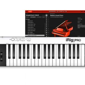 IK Multimedia SampleTank 3 and iRig Keys Pro Controller for Mac and PC CB-KPST3-HCD-IN