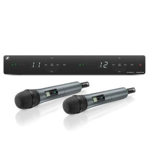 Sennheiser XSW 1-835 DUAL-BC Dual-Vocal Set with Two 835 Handheld Microphones (BC: 670 to 694 MHz)