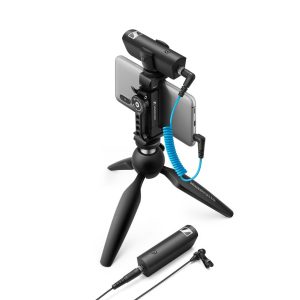 Sennheiser XSW-D Portable Lav Mobile Kit – Wireless Lavalier System with Tripod & Smartphone Clamp