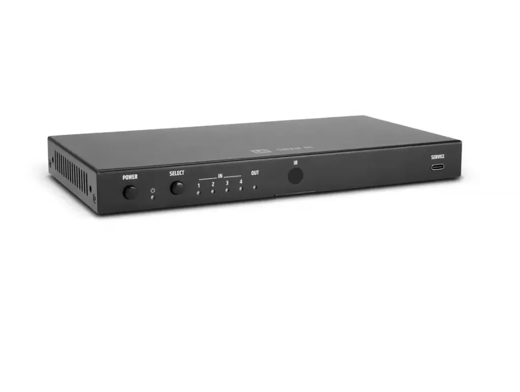 LD Systems SWAV 41 8K HDMI 4x1 Switcher with Audio Extractor