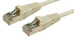 5m Cat6 26AWG Beige STP Patch Lead