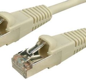 5m Cat6 26AWG Beige STP Patch Lead