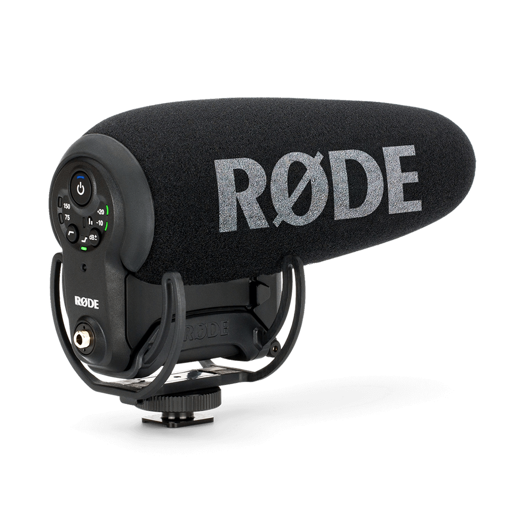 RODE Vmp+ Plus Videomic Pro+ On-Camera Shotgun Microphone With Lb1 Rechargeable Battery, Digital Switching, 3-Stage Hpf