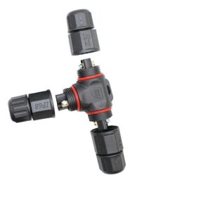 IP68 Waterproof Connector 3 Pin T Shape