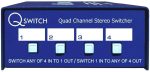 Qswitch Four Stereo Channels unit