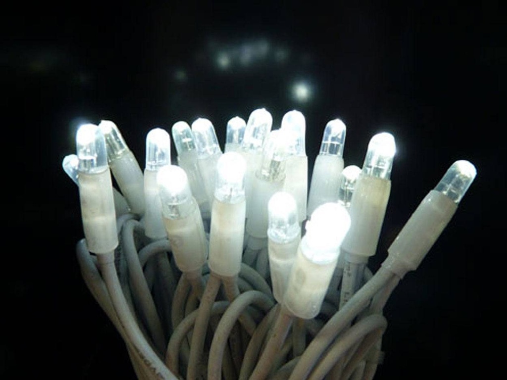 LED Fairy Light Strings 4m Sections - Cool White