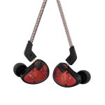 KZ AS10 In Ear Monitor Black - front view