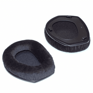 Replacement ear cushion, black, suitable for: RS 165, RS 175, HDR 165, HDR 175.