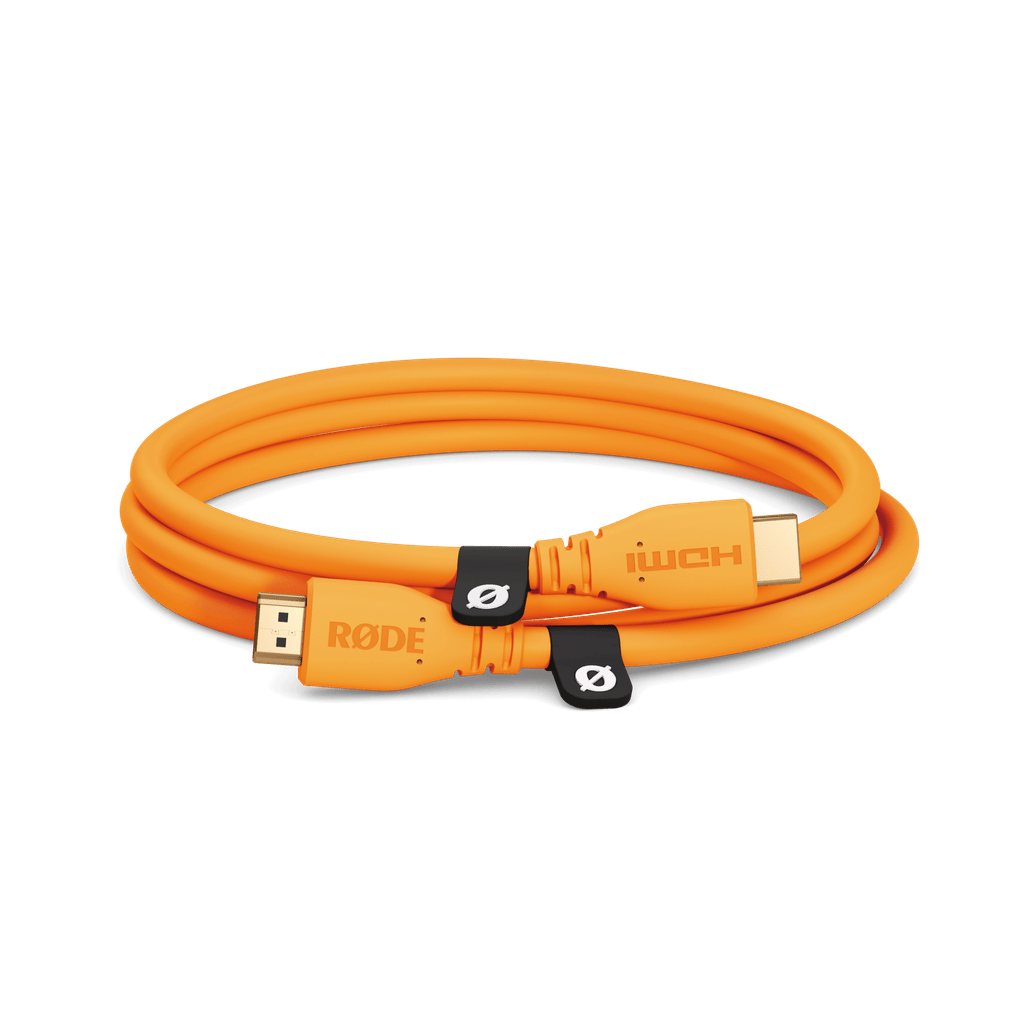 RODE Hdmicable3M-O - Orange - 3M 2.0 Premium High Speed Hdmi Cable With Ethernet - front view