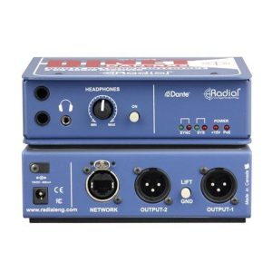 Radial DiNET DAN RX2 - DiNET Dante receiver