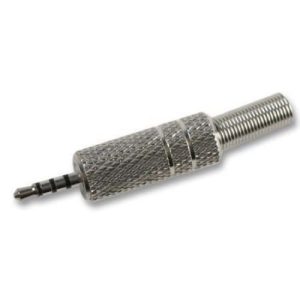 2.5mm TRRS 4 Pole Metal Jack Plug