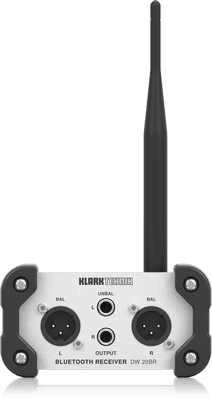 DW 20BR Bluetooth Wireless Stereo Receiver for High-Performance Stereo Audio Broadcasting - front view
