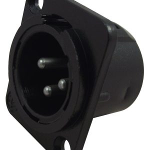 XLR 3 Pin Male Panel Back