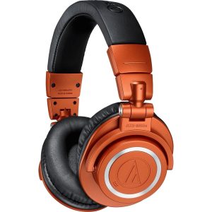 Audio-Technica ATH-M50xBT2MO Bluetooth Closed-back Studio Monitoring Headphones - Molten Orange