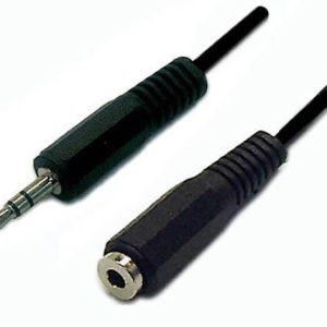 DYNAMIX 2M Stereo 3.5mm Plug Extension Cable - front view
