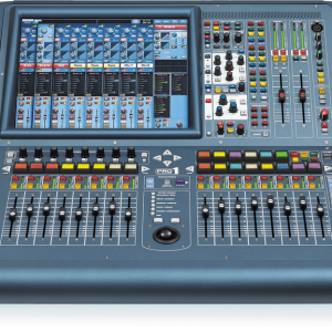 PRO SERIES PRO1-IP Live Digital Console with 48 Input Channels, 24 MIDAS Microphone Preamplifiers, 27 Mix Buses and 96 kHz Sample Rate