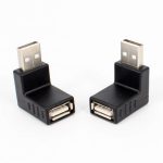 Down Angle USB Female to USB Male Adapter