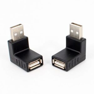 Down Angle USB Female to USB Male Adapter